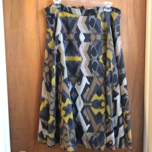 Kasper print skirt size 12